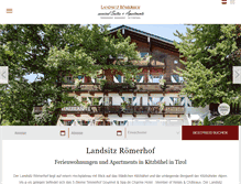 Tablet Screenshot of landsitz-roemerhof.com